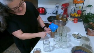 Canning bone broth for the Pantry