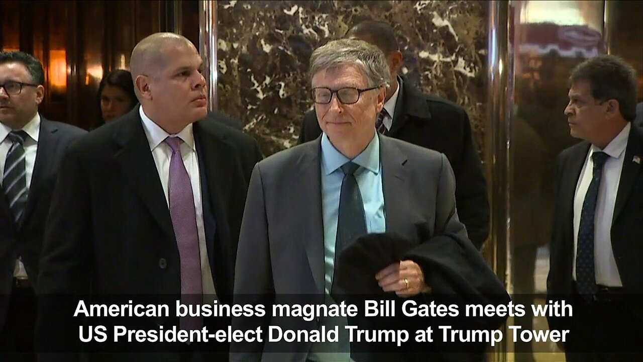 Trump says we must all listen to Bill Gates, Trump Q plan bolshevik psy-op