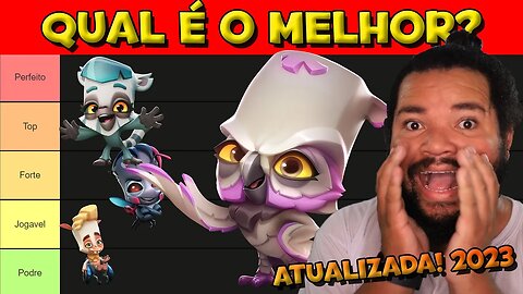 QUAL É O MELHOR PERSONAGEM DO ZOOBA | TIER LIST #5