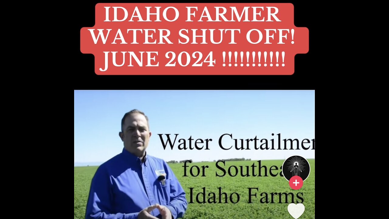 Idaho Water Shut Off Order - Deep State Back Stabbers !!!