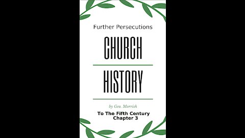 Church History, to the fifth century, Chapter 3