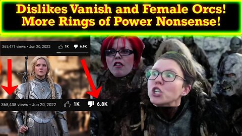 Dislikes & Comments Begin to Vanish On Rings of Power Elf Fan Promo! Oh, and Female Orcs Are A Thing