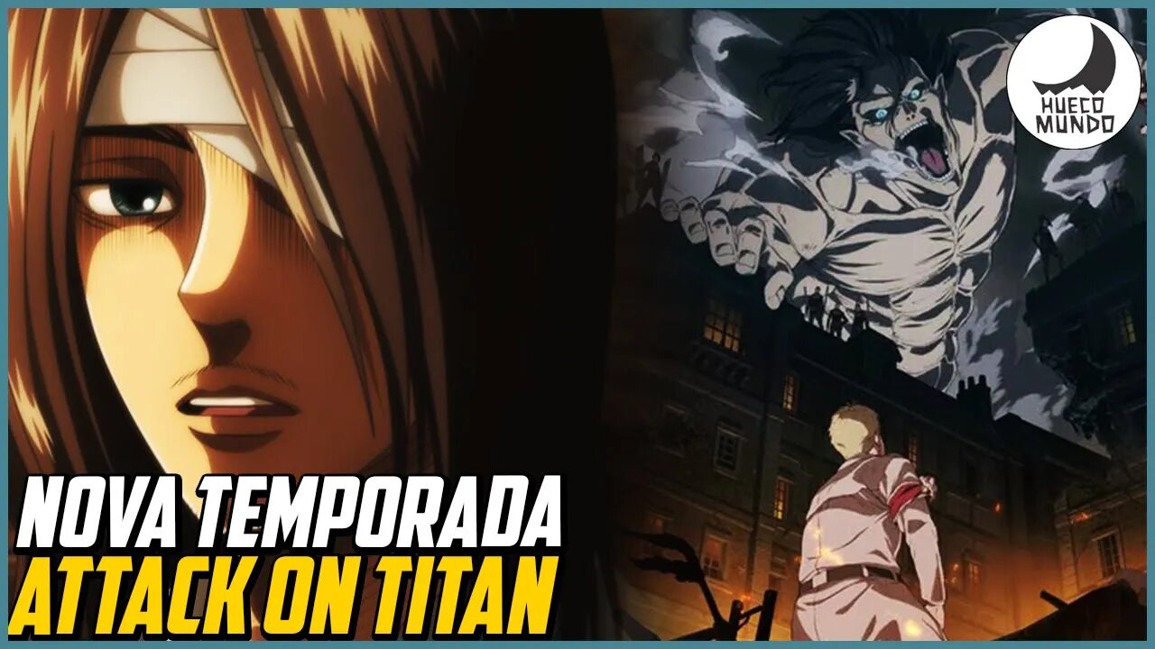 React + Análise da Quarta temporada de Attack on Titan!! | Hueco mundo