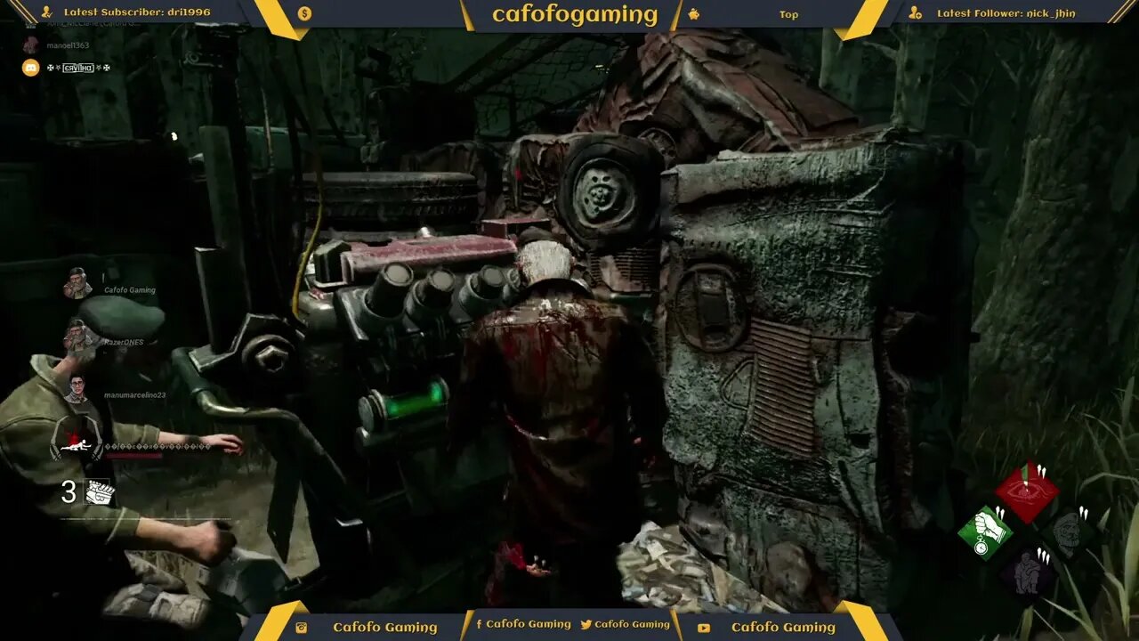 Partida com os amigos - Dead by Daylight