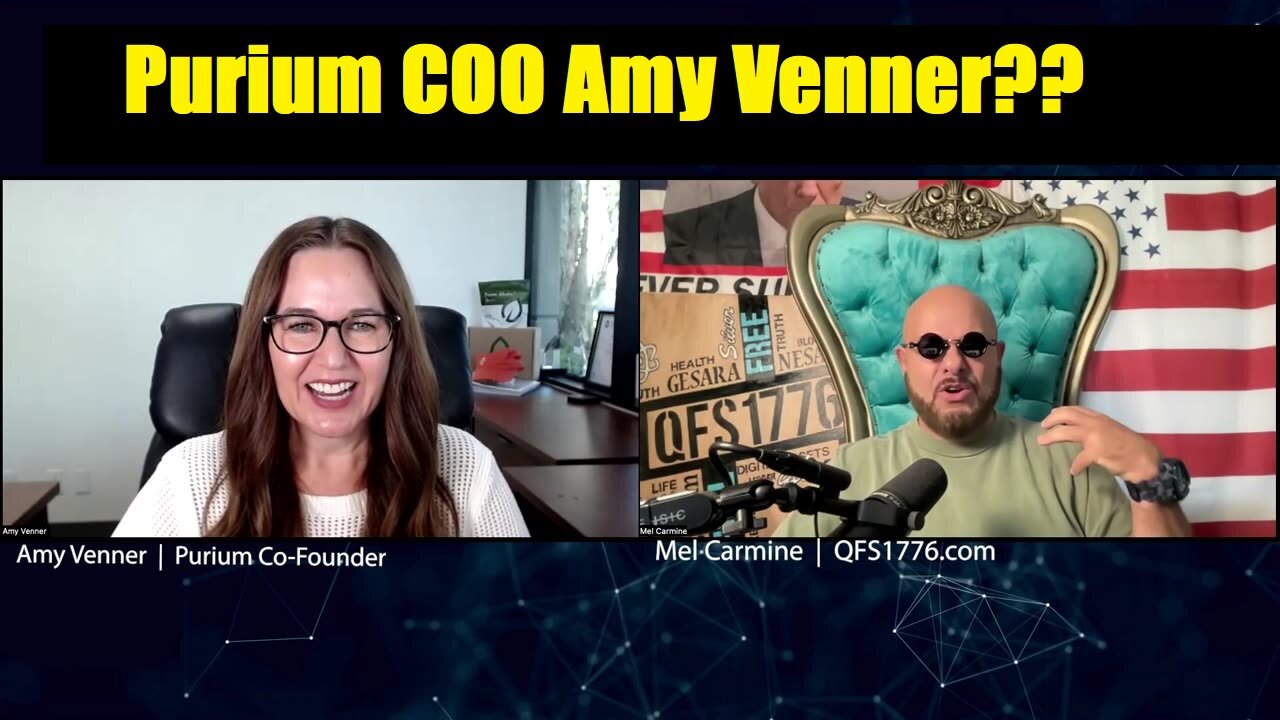 Purium COO Amy Venner, Another American Success Story, we want Americans 2 BE Healthy!