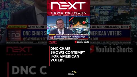 DNC CHAIR SHOWS CONTEMPT FOR AMERICAN VOTERS #shorts
