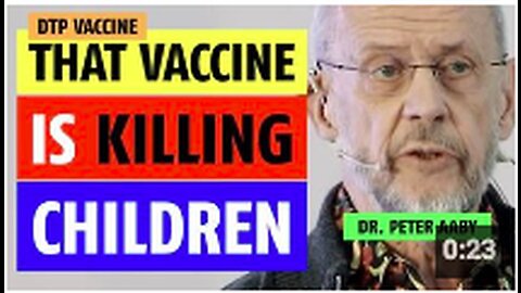 That vaccine (DTP) is killing children, Dr. Peter Aaby