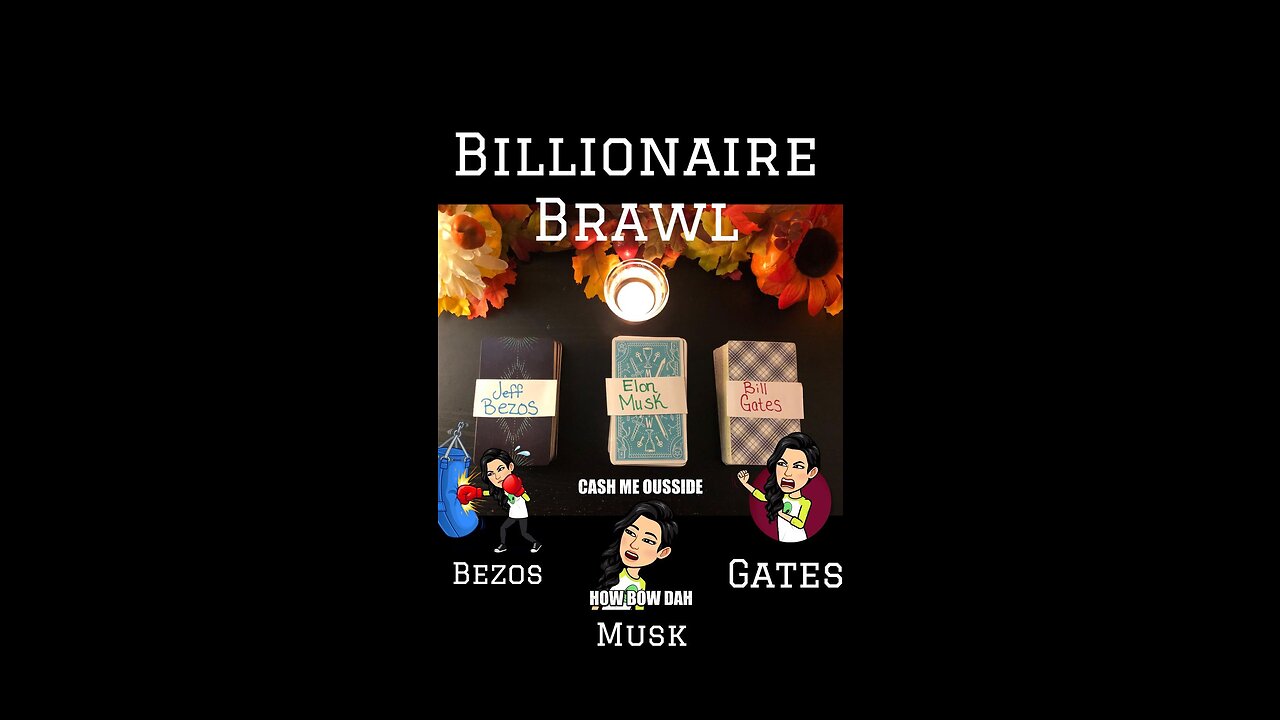 Billionaire Brawl: Jeff Bezos, Elon Musk, Bill Gates TAROT READING