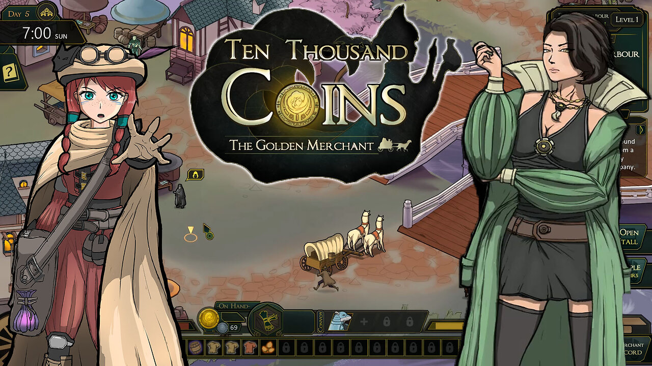 Ten Thousand Coins: The Golden Merchant - Making Money As An Undercover Fox Girl