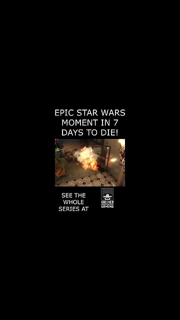 Funny Star Wars Moment in Two Dudes Play 7 Days To Day! #shorts #7daystodie #starwars