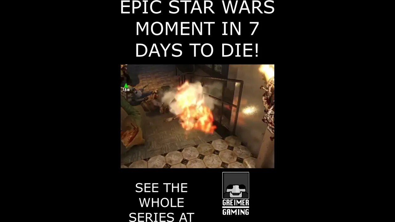 Funny Star Wars Moment in Two Dudes Play 7 Days To Day! #shorts #7daystodie #starwars