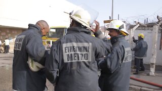 SOUTH AFRICA - Durban - Fire at Jumbo's towing yard (Videos) (BVA)