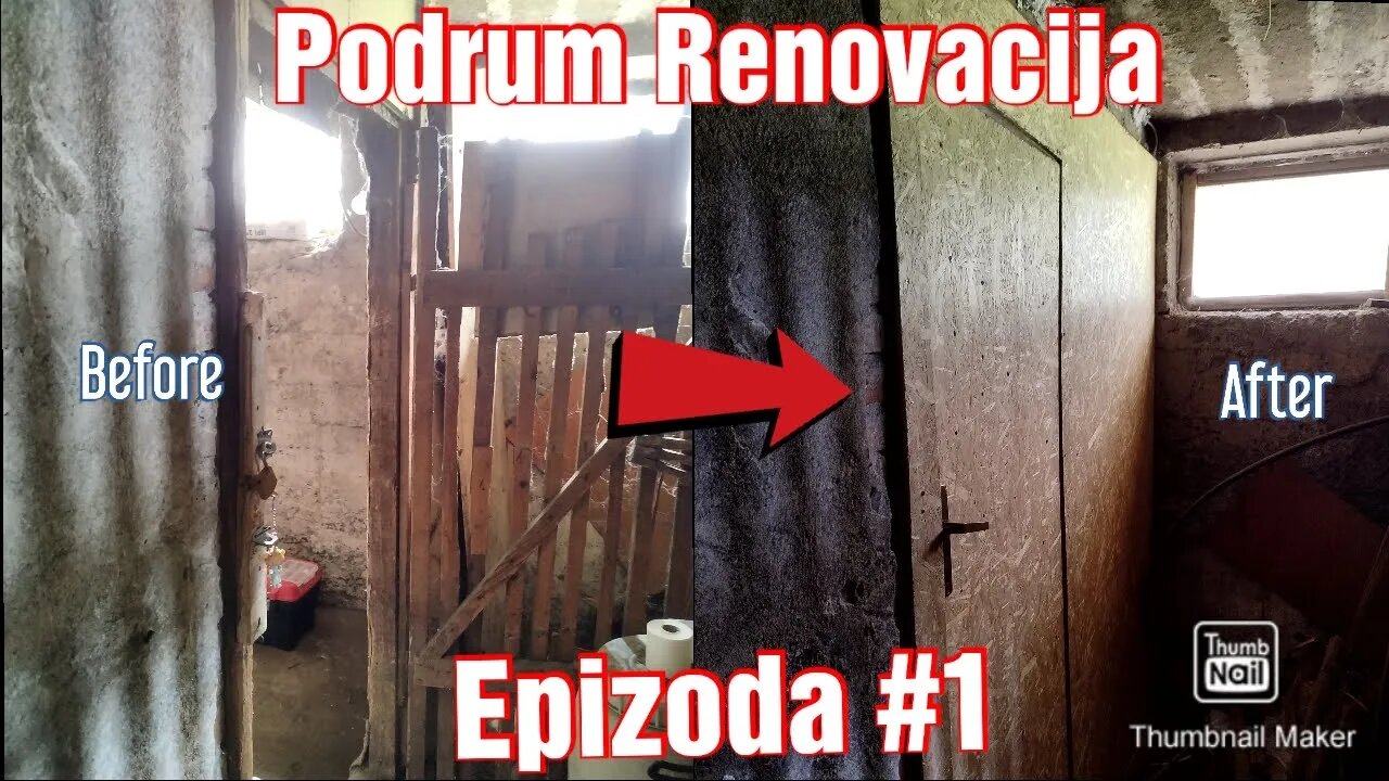 Podrum Renovacija - Epizoda #1 DIY