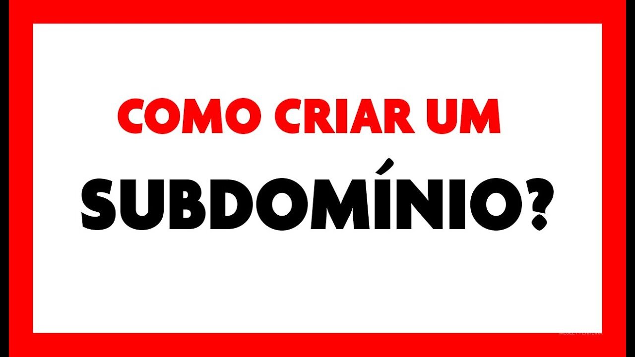 Como criar um subdomínio - No cpanel para criar blogs e site Wordpress - Passo a Passo