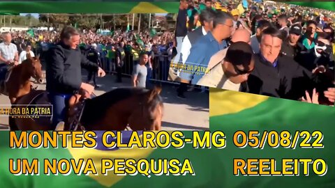 NUNCA SE VIU ISSO!! BOLSONARO EMOCIONA A TODOS EM MONTES CLAROS MG