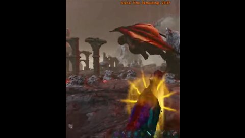 Dragon boss kill in Ark survival evolved. #shorts #viral