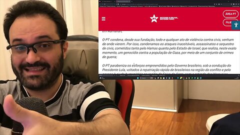 PT emite nota patética em relação ao conflito iniciado pelo Hamas contra Israel