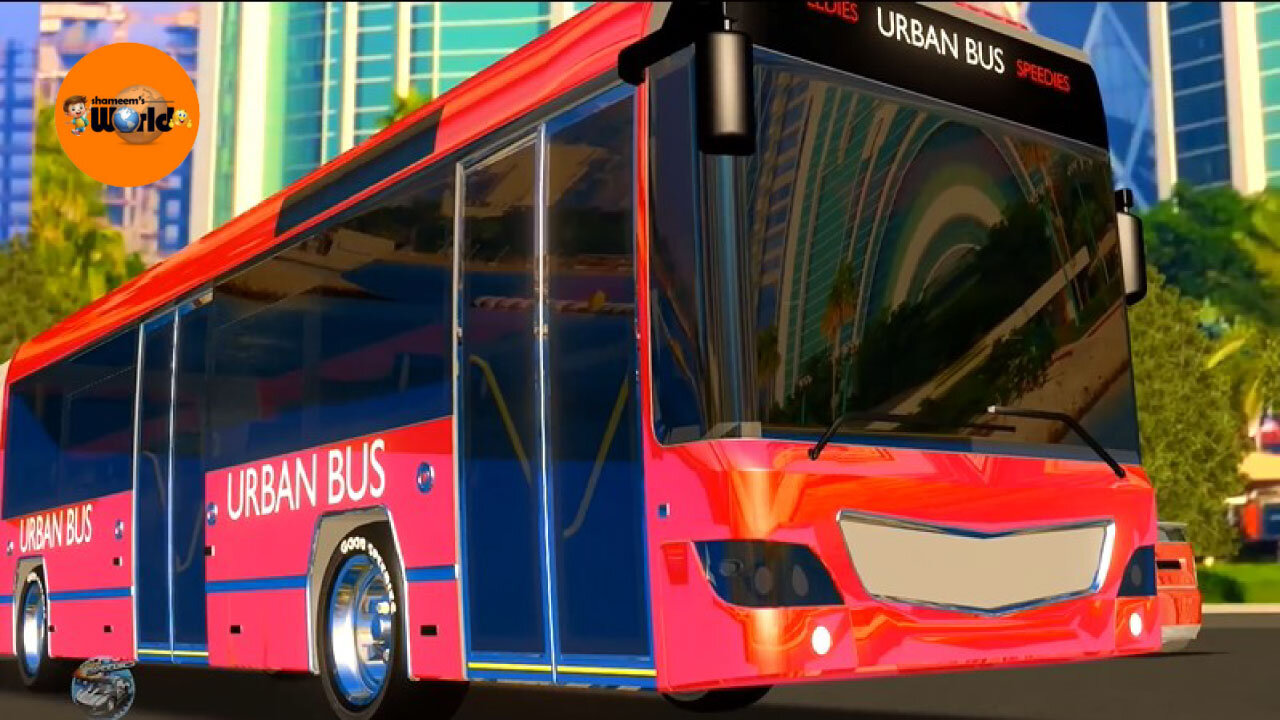 Wheels On The 🚌Bus + 🎯Street Vehicles Nursery Rhyme for 👭Kids by Shameem's World