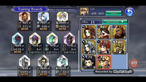 Alexander is Max lvl 30! Final Fantasy: Dissidia Opera Omnia