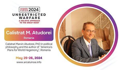 Mind Control strategies for the masses by Calistrat Marvin Atudorei | Chișinău Forum 2024