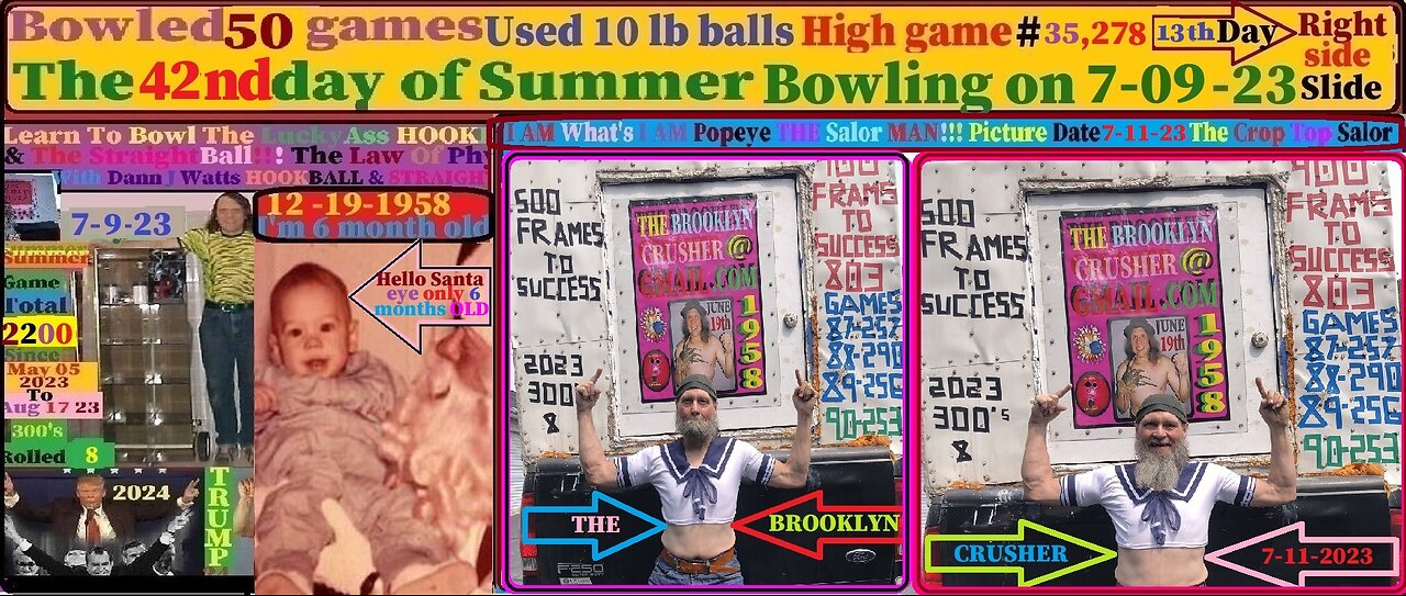 2200 games bowled become a better Straight/Hook ball bowler #165 with the Brooklyn Crusher 7-9-23