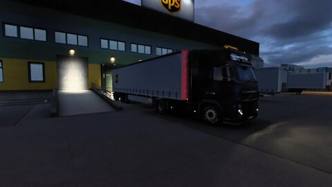 Eurotrucksimulator 2. Mit dem LKW durch Europa Auf der Pro Mod mit guter Musik.