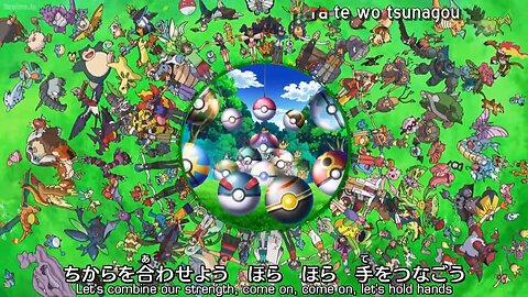 Pocket Monsters Best Wishes! Season 2: Decolora Adventure! Ending 手をつなごう (Let's Join Hands))