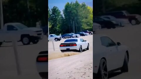 White Dodge Challenger 😍😍 #onepercent_clubb #dodge #white