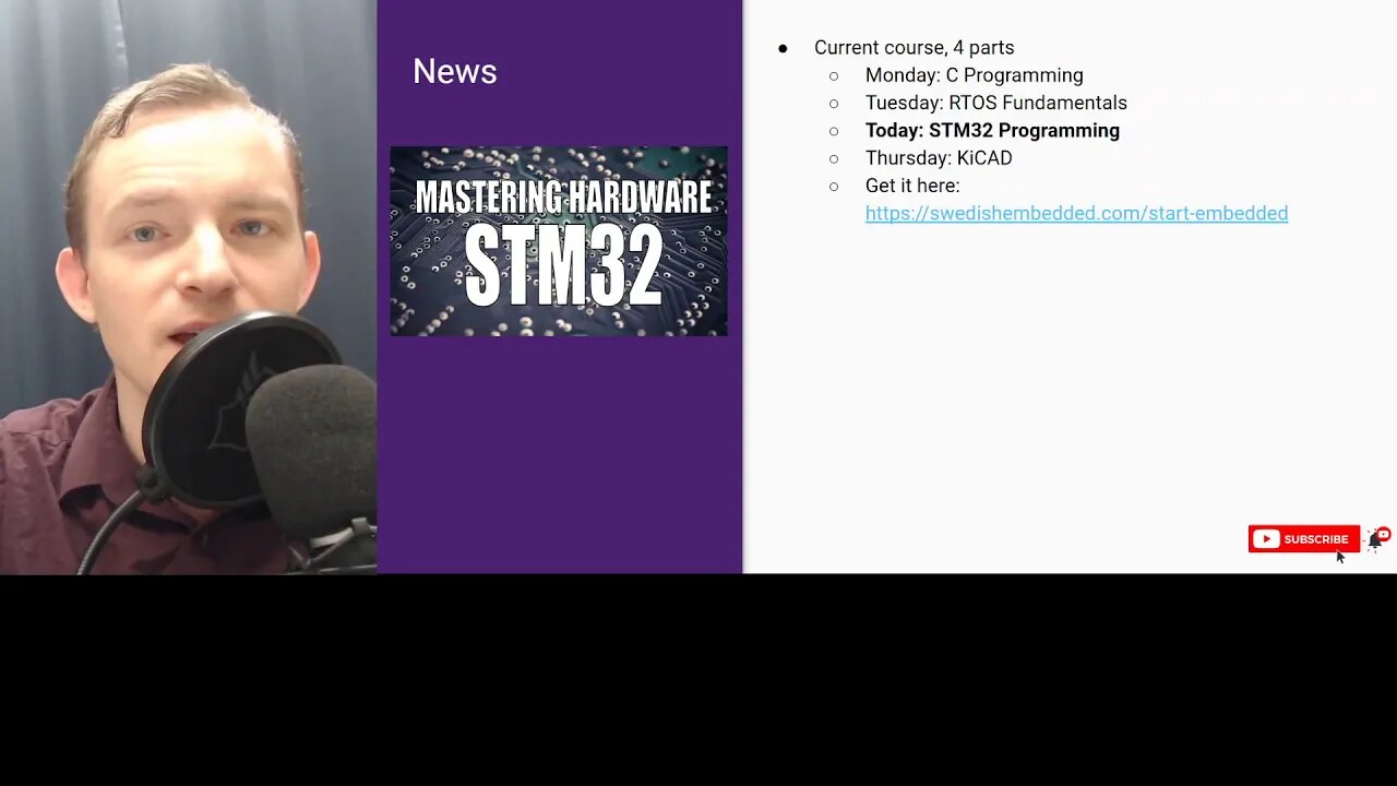 Today's Topic On The Embedded Systems Course Is STM32 Programming