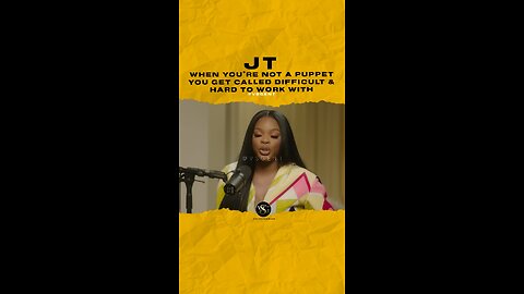 @thegirljt When you’re not a puppet you get called difficult & hard to work with