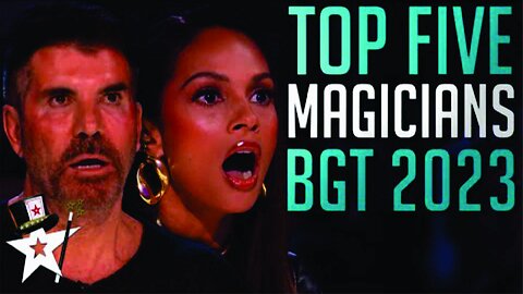 TOP FIVE BEST MAGICIANS 2023 - Britain's Got Talent! These Auditions STUNNED The Judges