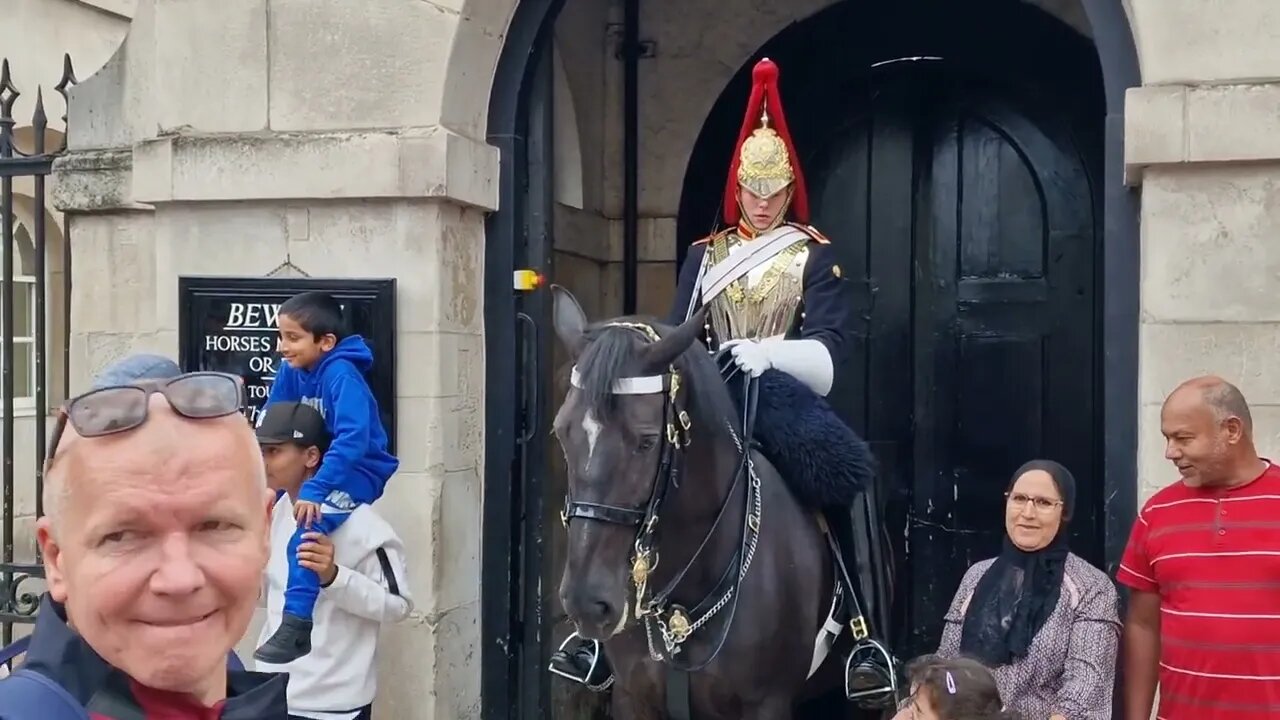 Almost a grab guard was ready #horseguardsparade