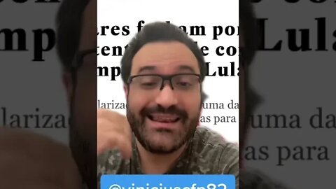 POSITIVO! Militares fecham as portas para a campanha de Lula. P1