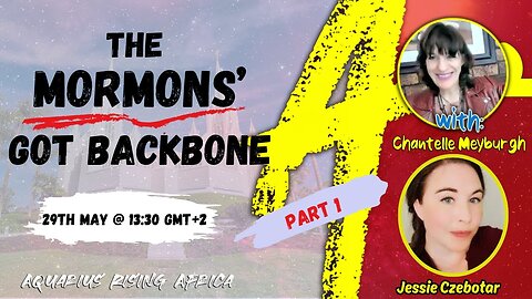 JESSIE CZEBOTAR ... THE MORMON'S GOT BACKBONE!