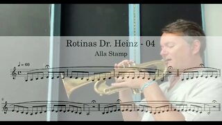 Rotinas Diárias para Trompete - Parte I(04) [NOTAS LONGAS] - Alla Stamp, com Dr. Heinz