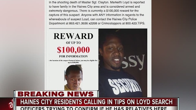 Haines City residents calling in tips on Markeith Loyd search
