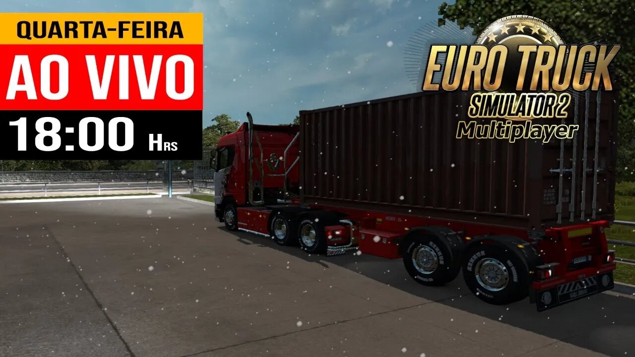 AO VIVO - Euro Truck Simulator 2 - Multiplayer - Trukers mp.