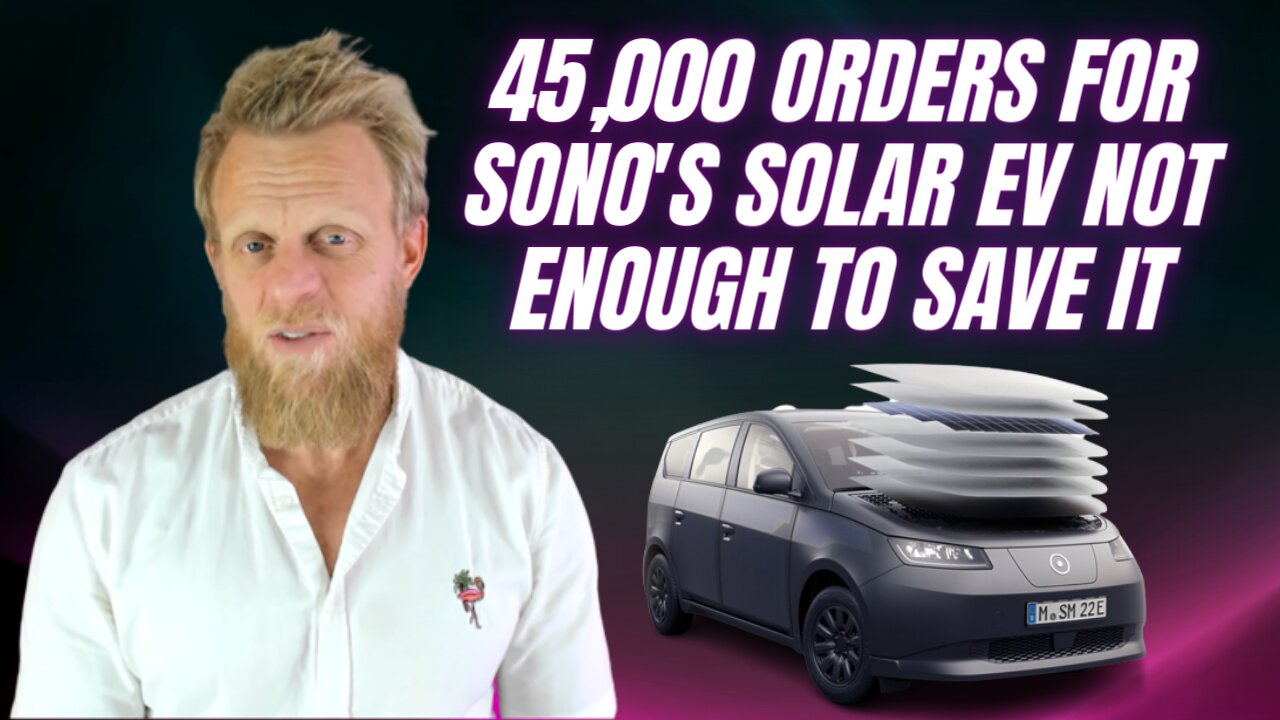 Sono Motors runs out of money; ends Sion Solar EV, lays off staff