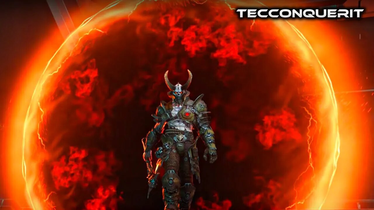DOOM Eternal Marauder and Doom guy Scene