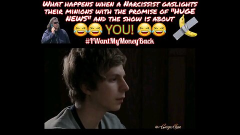 What happens when a narcissist gaslights you into a "huge news show" and it's about you!!! 😂😂😂