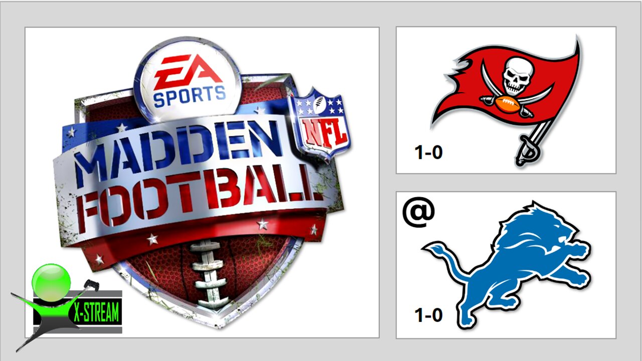 MADDEN 25: TAMPA BAY BUCCANEERS vs DETROIT LIONS