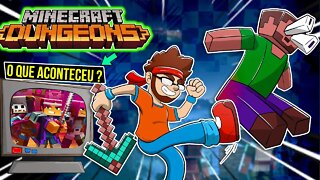 Minecraft Dungeons - O jogo que NINGUEM Lembra ?! | Rk Play