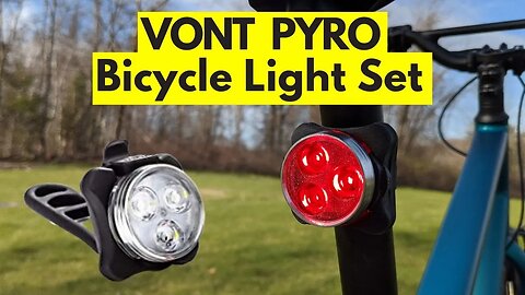 Affordable Bicycle Lights - VONT PYRO Rechargeable LED Bike Light Set Reviewed and Tested.