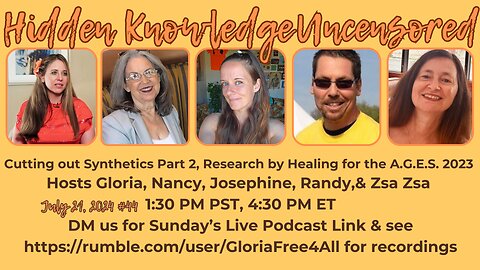 Cutting out Synthetics Part 2, Research by Healing for the A.G.E.S. 2023.