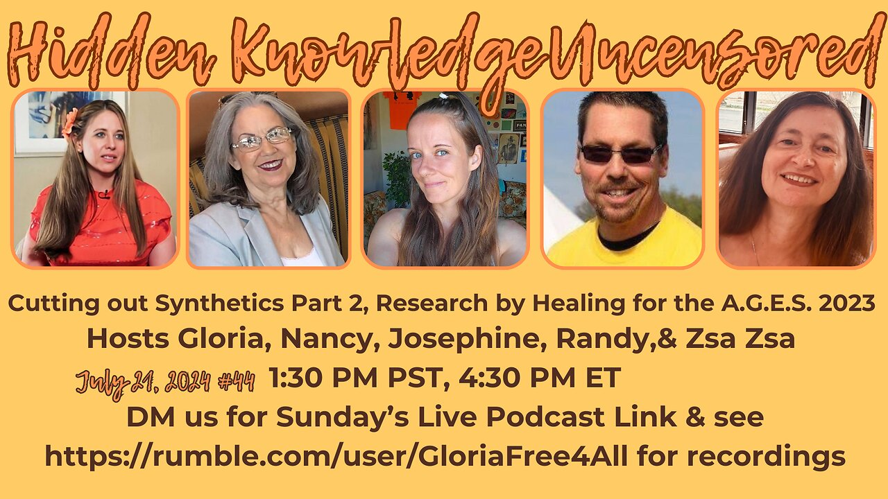 Cutting out Synthetics Part 2, Research by Healing for the A.G.E.S. 2023.