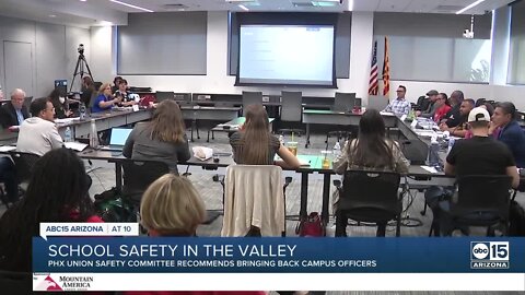 Phoenix Union HS District holds final safety committee meeting