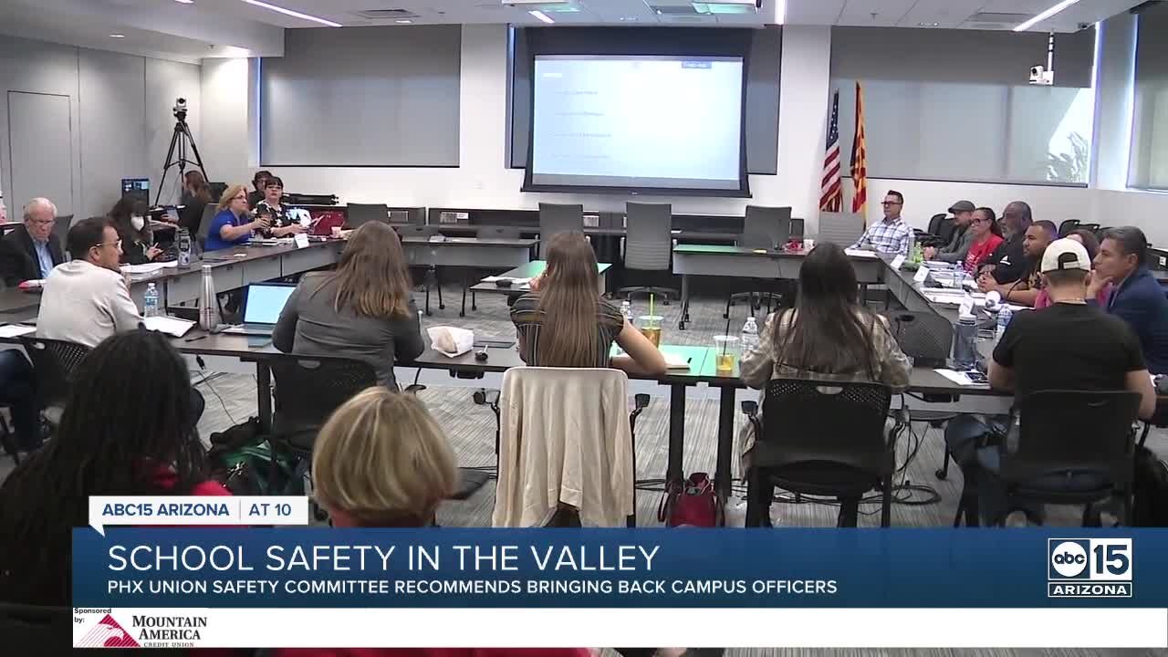 Phoenix Union HS District holds final safety committee meeting
