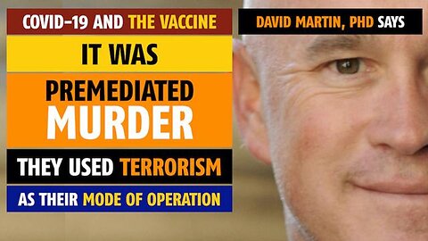 It was premeditated murder; they used terrorism as their mode of operation, says David Martin, PhD
