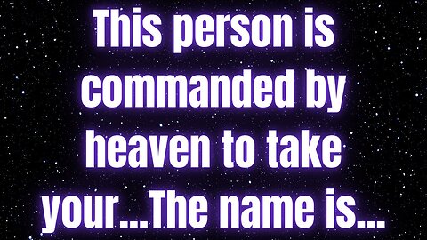 Prophetic word ! Angel: This person is commanded by heaven to take your...The name is…#helpuslord
