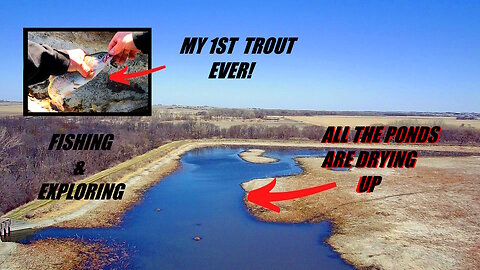 Exploring and fishing ponds are drying up